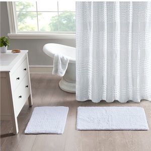 Madison Park Signature Ritzy Bath Rug Set in white (set of 2)